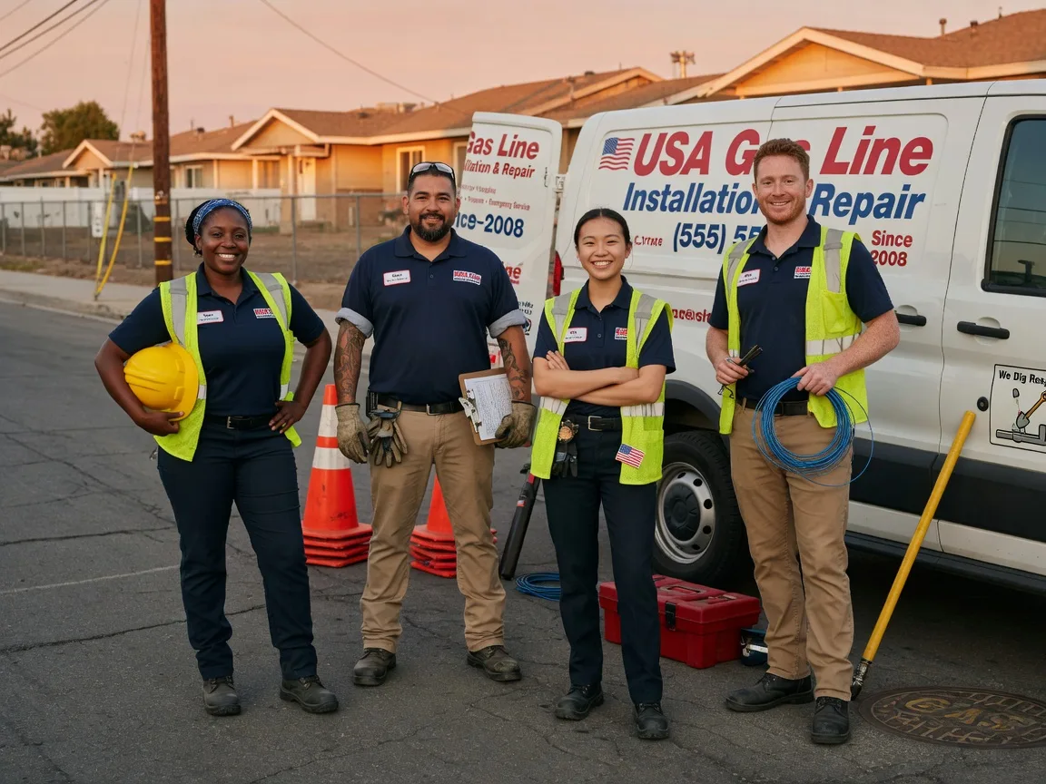 Gas Line Installation company in Amelia, LA